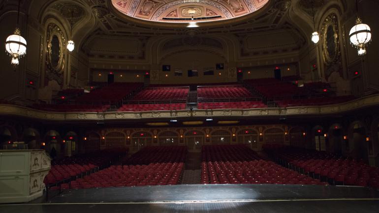 Views inside the expansive Rialto Square Theatre in Joliet, Illinois. Views inside the expansive Rialto Square Theatre in Joliet, Illinois.