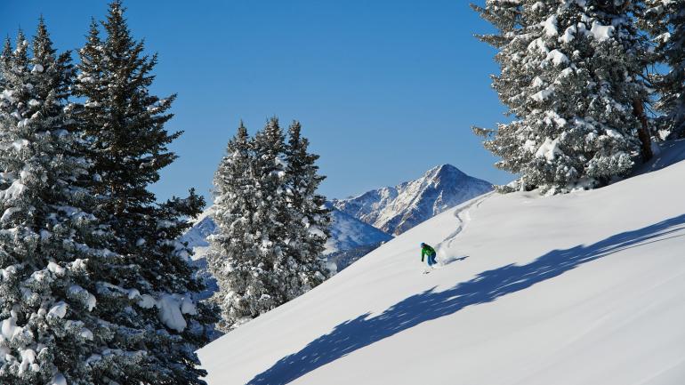 The Front Side of Vail with its groomed terrain The Front Side of Vail with its groomed terrain