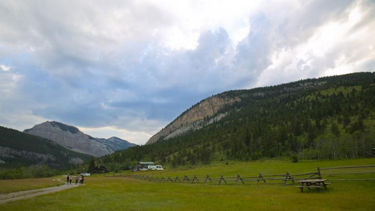 Bergpanorama in Zentral-Montana Bergpanorama in Zentral-Montana