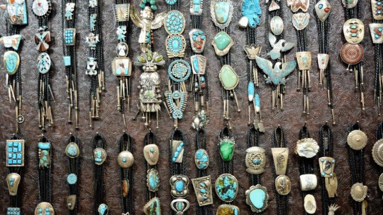 Bolo ties in Santa Fe, New Mexico Bolo ties in Santa Fe, New Mexico