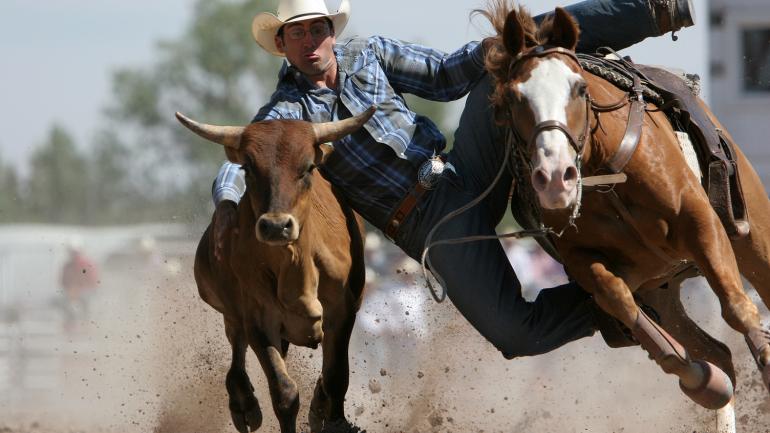 Rodeo during Cheyenne Frontier Days Rodeo during Cheyenne Frontier Days