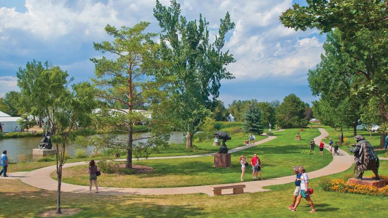 Strolling through the Benson Sculpture Garden in Loveland Strolling through the Benson Sculpture Garden in Loveland