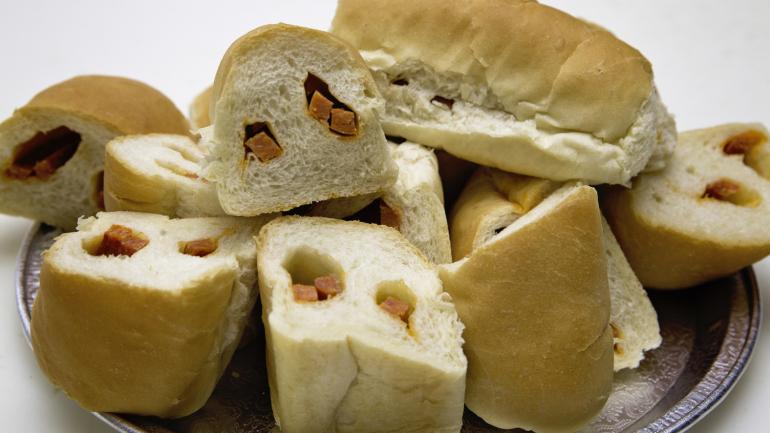 Pepperoni rolls, on the menu since 1927 at the Country Club Bakery in Fairmont Pepperoni rolls, on the menu since 1927 at the Country Club Bakery in Fairmont