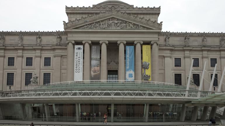 The grand exterior of the Brooklyn Museum The grand exterior of the Brooklyn Museum