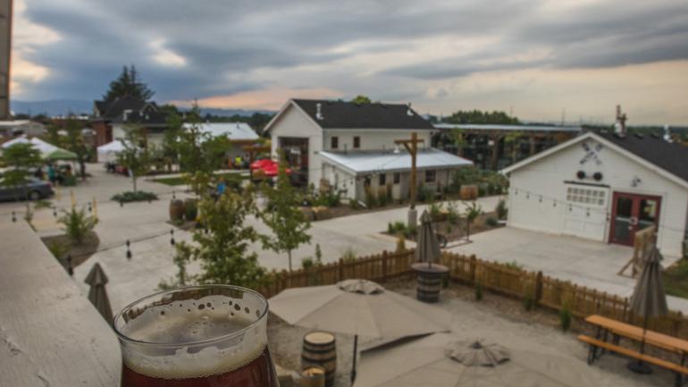 Craft beers, outdoor seating and artisan village at Jessup Farm in Fort Collins Craft beers, outdoor seating and artisan village at Jessup Farm in Fort Collins