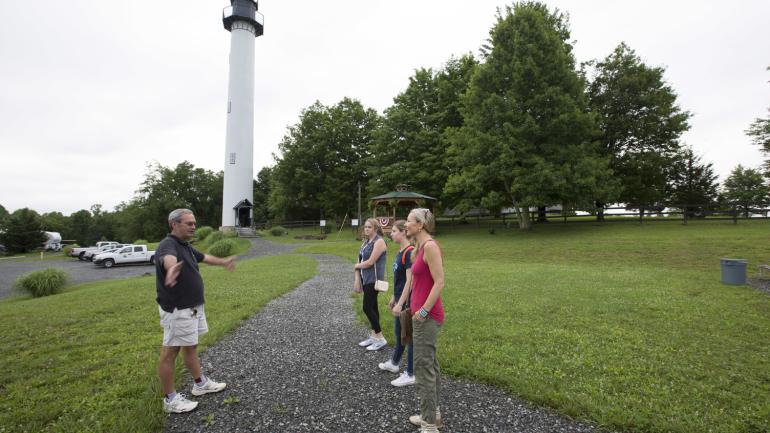 Touring the lighthouse at Summersville Lake Retreat and Lighthouse Touring the lighthouse at Summersville Lake Retreat and Lighthouse
