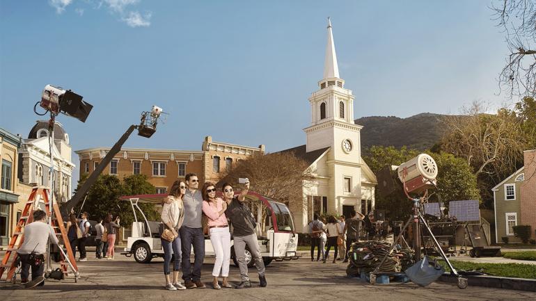 A tour of the back lot at Warner Brothers Studios in Burbank A tour of the back lot at Warner Brothers Studios in Burbank