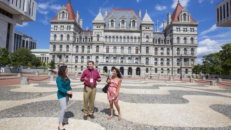 Touring the New York State Capitol Building in Albany Touring the New York State Capitol Building in Albany