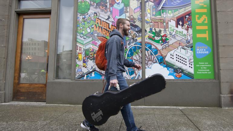 Headed to the Upstream Music Festival, a three-day summit in Seattle, Washington Headed to the Upstream Music Festival, a three-day summit in Seattle, Washington