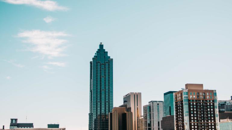 A view of the Atlanta skyline A view of the Atlanta skyline