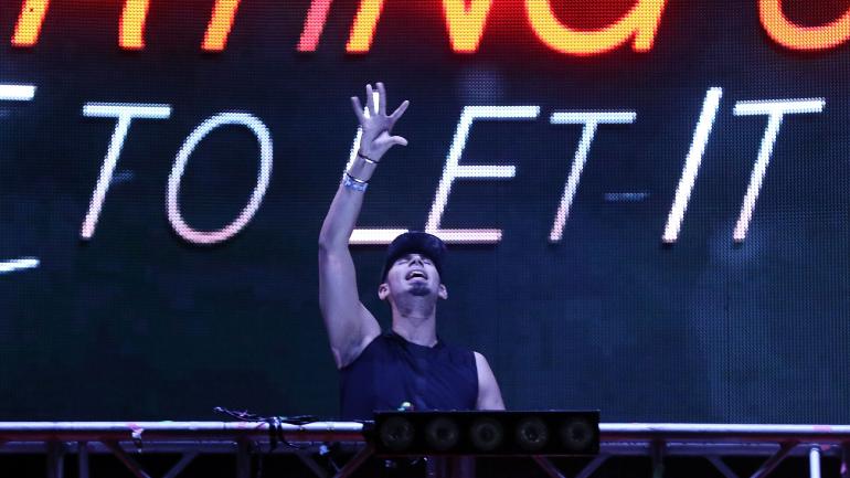 Afrojack performing at the Ultra Music Festival Afrojack performing at the Ultra Music Festival