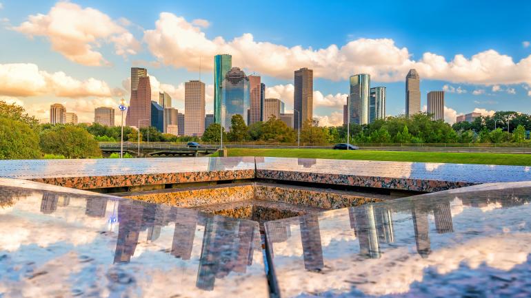 The skyline of downtown Houston, Texas The skyline of downtown Houston, Texas