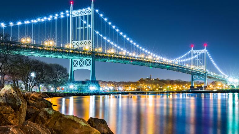 Night view of the Robert F. Kennedy Bridge from Randall’s Island Park Night view of the Robert F. Kennedy Bridge from Randall’s Island Park