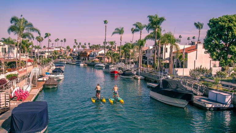 Exploring the coastal city of Long Beach via its waterways Exploring the coastal city of Long Beach via its waterways