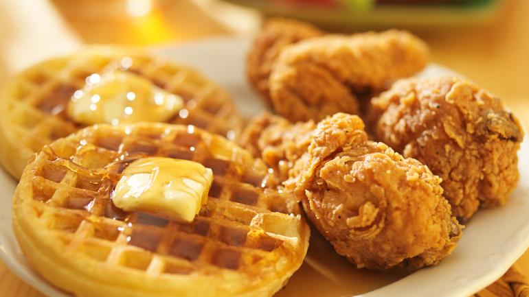 Chicken and waffles, a satisfying soul food staple Chicken and waffles, a satisfying soul food staple