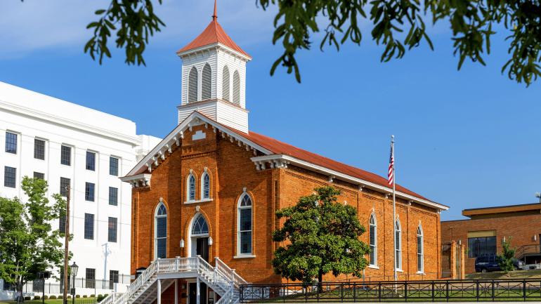 Dexter Avenue King Memorial Baptist Church in Montgomery, Alabama Dexter Avenue King Memorial Baptist Church in Montgomery, Alabama