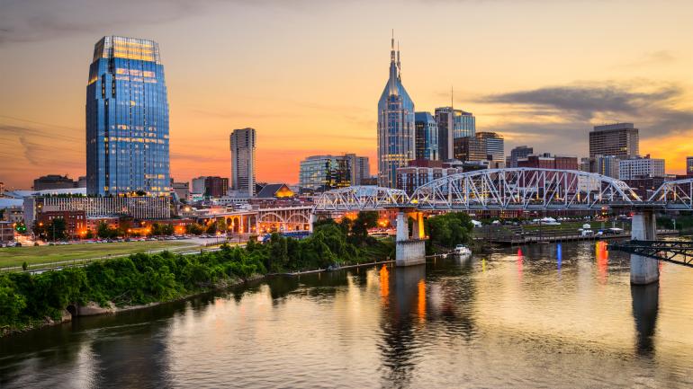 Overlooking the Nashville, Tennessee skyline Overlooking the Nashville, Tennessee skyline