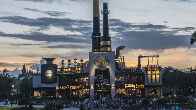 Immersive dining experience at the Toothsome Chocolate Emporium & Savory Feast Kitchen Immersive dining experience at the Toothsome Chocolate Emporium & Savory Feast Kitchen