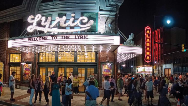 The historic Lyric and Alabama venues in the Theatre District The historic Lyric and Alabama venues in the Theatre District