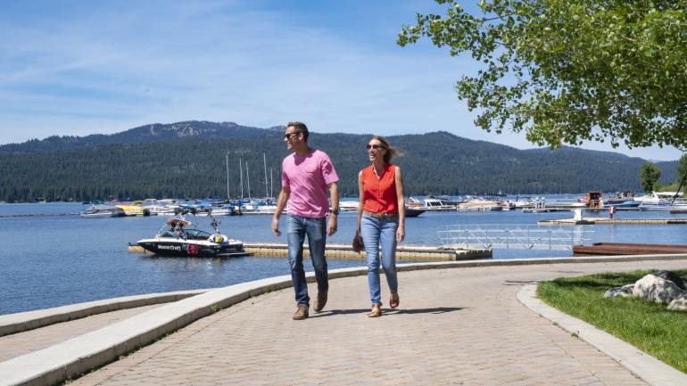 Strolling around Payette Lake in McCall, Idaho Strolling around Payette Lake in McCall, Idaho