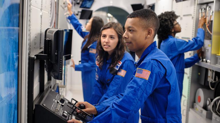Learning about life on the International Space Station through the Science on Orbit exhibit Learning about life on the International Space Station through the Science on Orbit exhibit