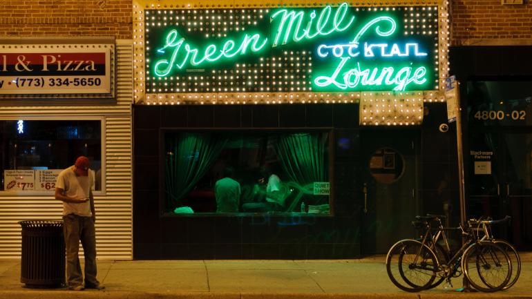 The Green Mill Jazz Club, a Chicago staple for jazz music since the 1920s The Green Mill Jazz Club, a Chicago staple for jazz music since the 1920s