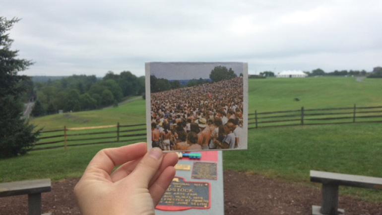 Overlooking the field where Woodstock took place, now a National Register Historic Site Overlooking the field where Woodstock took place, now a National Register Historic Site