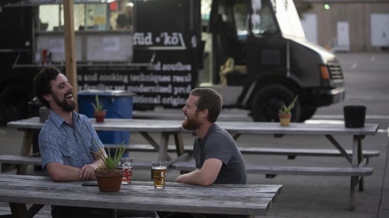 Grabbing a beer and a bite at one of Austin’s food truck parks Grabbing a beer and a bite at one of Austin’s food truck parks