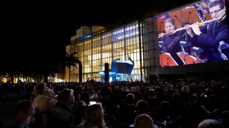 Catching a WALLCAST concert at the New World Center Catching a WALLCAST concert at the New World Center