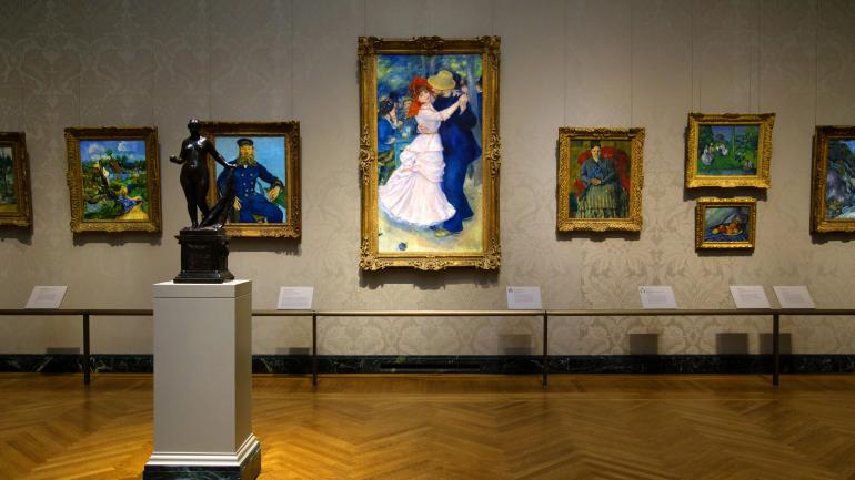 The Museum of Fine Arts Boston, which houses a famous portrait of Samuel Barber The Museum of Fine Arts Boston, which houses a famous portrait of Samuel Barber