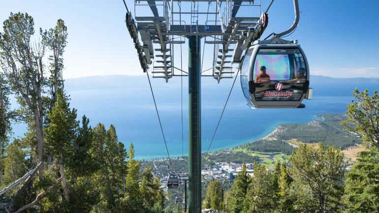 The ultimate bird’s-eye view from the Scenic Gondola at Heavenly Mountain Resort The ultimate bird’s-eye view from the Scenic Gondola at Heavenly Mountain Resort
