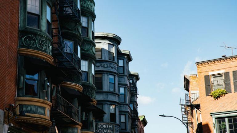 Back Bay brownstone houses Back Bay brownstone houses