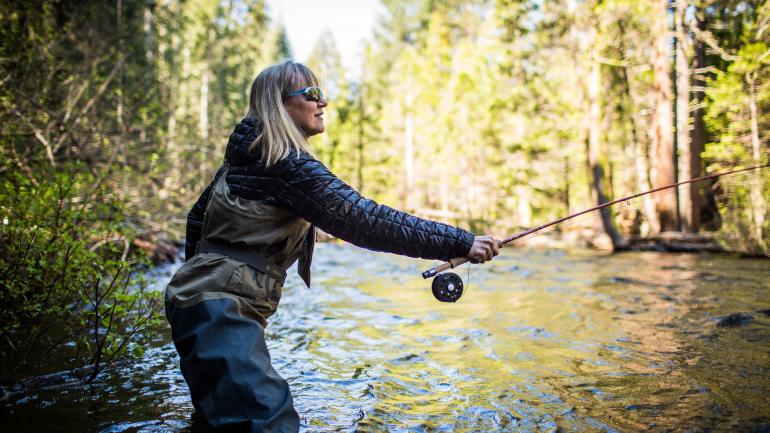 Fly-fishing in the Stanislaus National Forest Fly-fishing in the Stanislaus National Forest