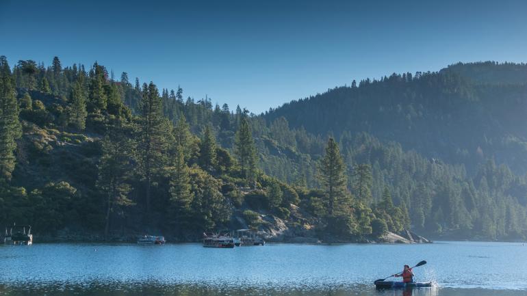 Kayaking on Pinecrest Lake Kayaking on Pinecrest Lake