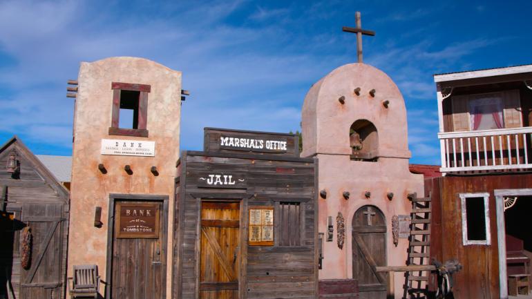 Western-inspired building facades in Tombstone, Arizona Western-inspired building facades in Tombstone, Arizona