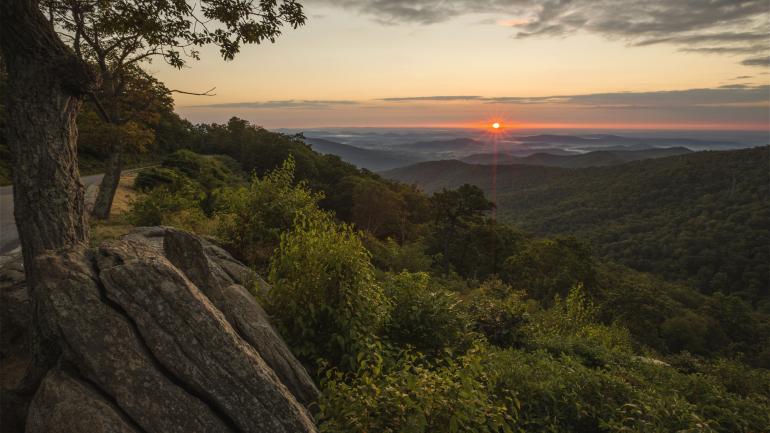Skyline Drive in Shenandoah National Park Skyline Drive in Shenandoah National Park