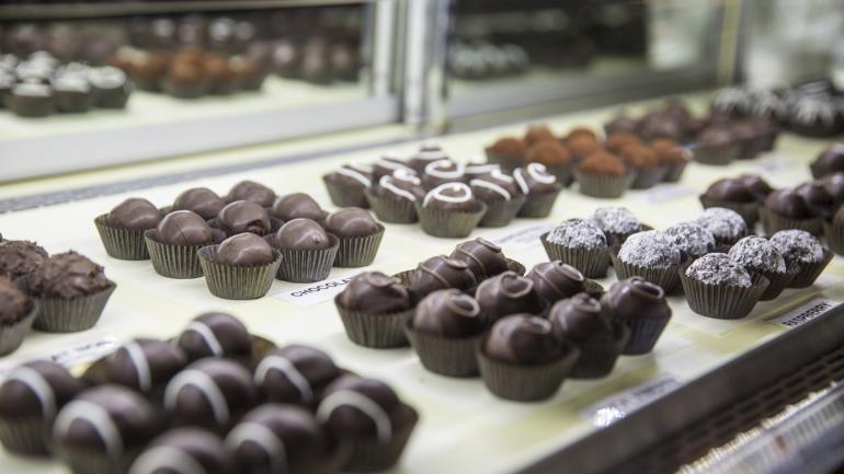 An array of artisan treats at Meeteetse Chocolatier An array of artisan treats at Meeteetse Chocolatier