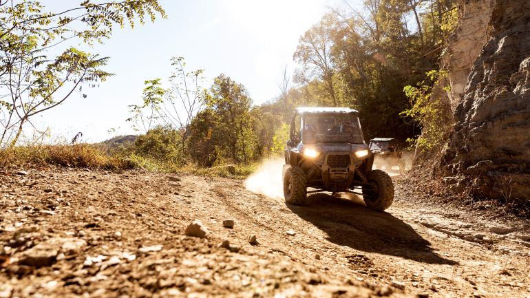 ATV riding on the Hatfield-McCoy Trails ATV riding on the Hatfield-McCoy Trails