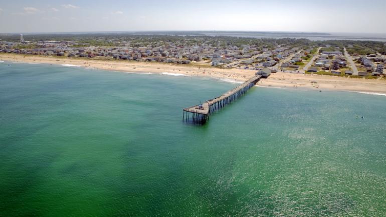 Gorgeous views from a helicopter tour over the Outer Banks Gorgeous views from a helicopter tour over the Outer Banks