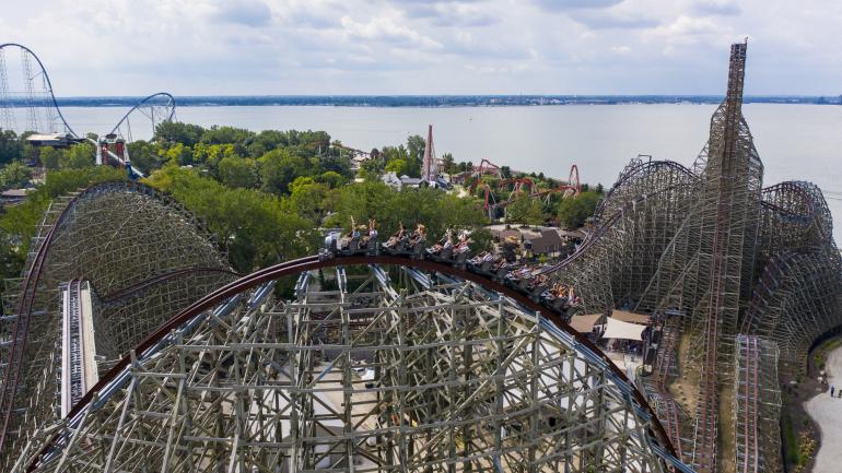 Thrilling roller coasters at Cedar Point in Sandusky, Ohio Thrilling roller coasters at Cedar Point in Sandusky, Ohio