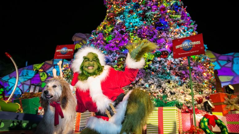 The stars of Grinchmas™ at Universal Studios Hollywood The stars of Grinchmas™ at Universal Studios Hollywood