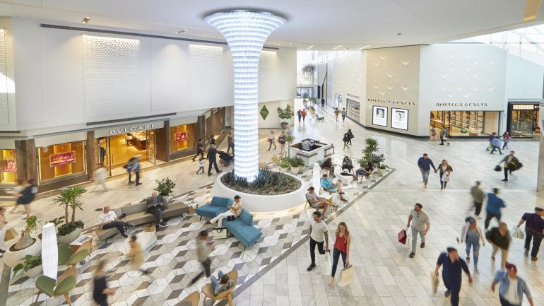 The Crystal Court area of Scottsdale Fashion Square, featuring luxury brands and more The Crystal Court area of Scottsdale Fashion Square, featuring luxury brands and more