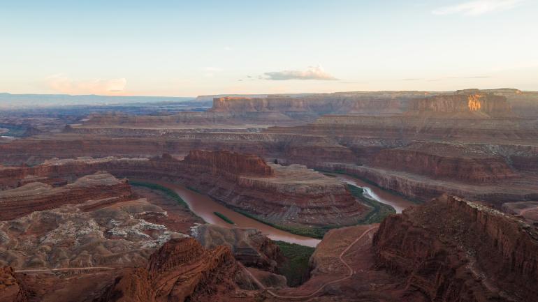 Views of the Colorado River and canyons in Dead Horse Point State Park near Moab, Utah Views of the Colorado River and canyons in Dead Horse Point State Park near Moab, Utah