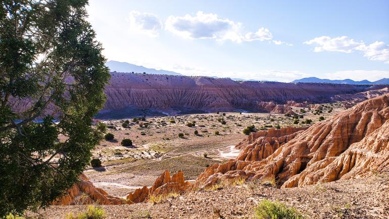 Expansive views of the canyon at Cathedral Gorge State Park Expansive views of the canyon at Cathedral Gorge State Park