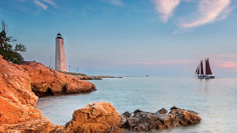Lighthouse Point Park in New Haven, Connecticut Lighthouse Point Park in New Haven, Connecticut