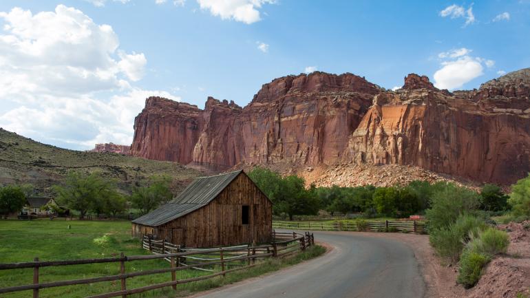 The Gifford Homestead in Capitol Reef National Park, Utah The Gifford Homestead in Capitol Reef National Park, Utah