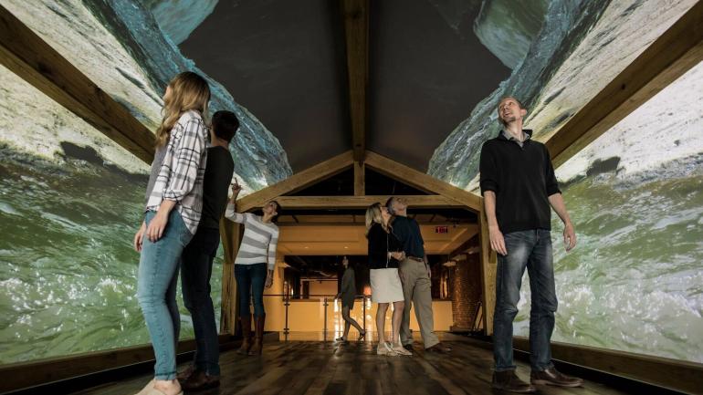 Immersive exhibit at the Kentucky Bourbon Trail® Welcome Center in the Frazier Museum Immersive exhibit at the Kentucky Bourbon Trail® Welcome Center in the Frazier Museum