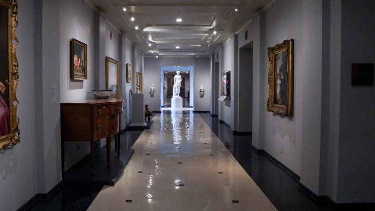 Interior of the Newark Museum of Art in New Jersey Interior of the Newark Museum of Art in New Jersey