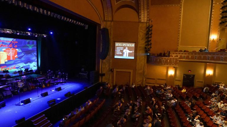 The interior of State Theatre New Jersey in New Brunswick The interior of State Theatre New Jersey in New Brunswick