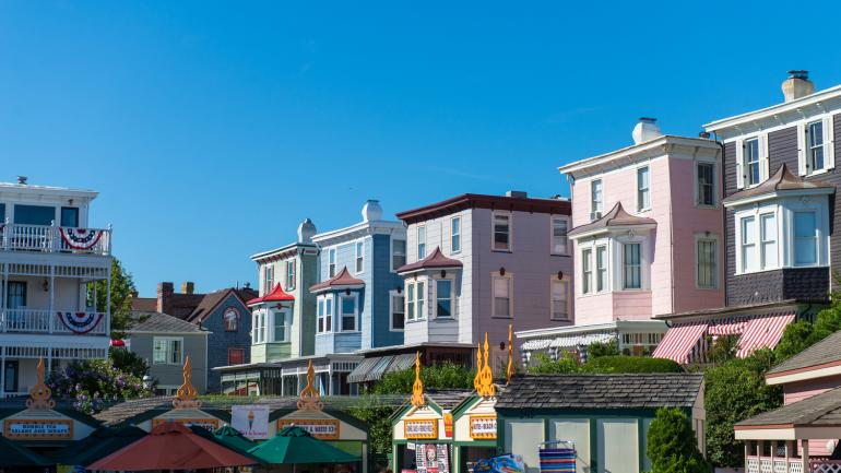 Victorian architecture in Cape May, New Jersey Victorian architecture in Cape May, New Jersey
